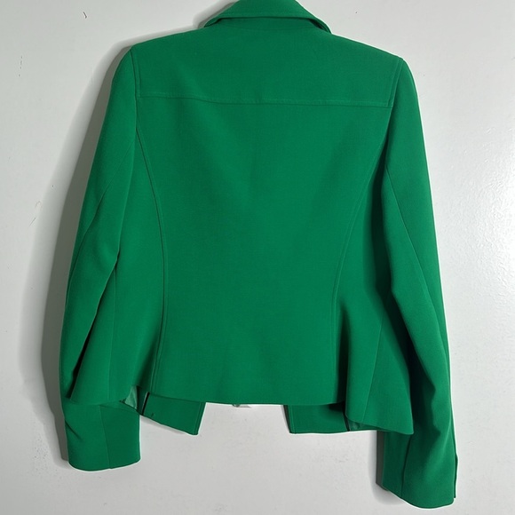 Karl lagerfeld green metallic button jacket size 6 - Picture 8 of 11